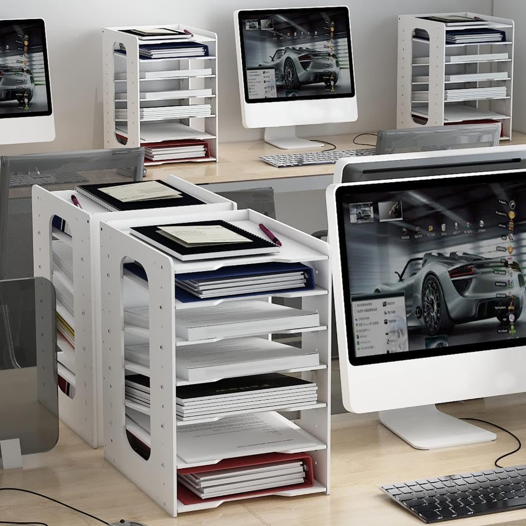 デスク周りもすっきり多機能A4卓上収納ラック 整理 収納 散らかり デスク周りもすっきり多機能A4卓上収納ラック 整理 収納 散らかり